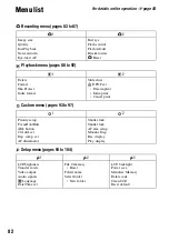 Предварительный просмотр 82 страницы Sony DSLR-A100K - alpha; Digital Single Lens Reflex Camera Operating Instructions Manual