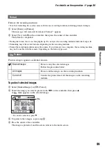 Предварительный просмотр 89 страницы Sony DSLR-A100K - alpha; Digital Single Lens Reflex Camera Operating Instructions Manual