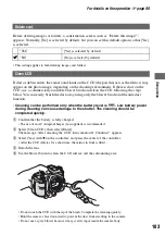 Предварительный просмотр 103 страницы Sony DSLR-A100K - alpha; Digital Single Lens Reflex Camera Operating Instructions Manual