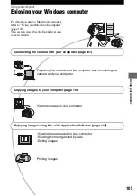 Предварительный просмотр 105 страницы Sony DSLR-A100K - alpha; Digital Single Lens Reflex Camera Operating Instructions Manual