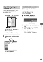 Предварительный просмотр 111 страницы Sony DSLR-A100K - alpha; Digital Single Lens Reflex Camera Operating Instructions Manual