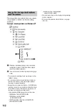 Предварительный просмотр 112 страницы Sony DSLR-A100K - alpha; Digital Single Lens Reflex Camera Operating Instructions Manual