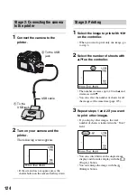 Предварительный просмотр 124 страницы Sony DSLR-A100K - alpha; Digital Single Lens Reflex Camera Operating Instructions Manual