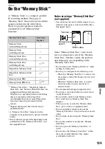 Предварительный просмотр 139 страницы Sony DSLR-A100K - alpha; Digital Single Lens Reflex Camera Operating Instructions Manual