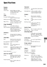 Предварительный просмотр 149 страницы Sony DSLR-A100K - alpha; Digital Single Lens Reflex Camera Operating Instructions Manual