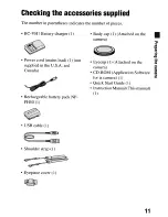 Предварительный просмотр 11 страницы Sony DSLR-A230 Instruction Manual