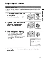 Предварительный просмотр 23 страницы Sony DSLR-A230 Instruction Manual