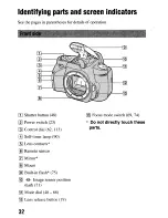 Предварительный просмотр 32 страницы Sony DSLR-A230 Instruction Manual