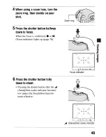 Предварительный просмотр 49 страницы Sony DSLR-A230 Instruction Manual