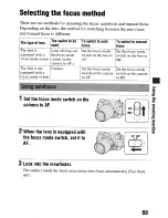 Предварительный просмотр 69 страницы Sony DSLR-A230 Instruction Manual