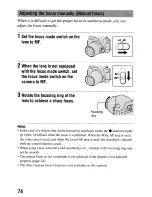 Предварительный просмотр 74 страницы Sony DSLR-A230 Instruction Manual