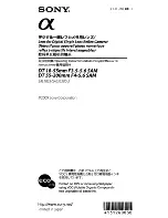 Предварительный просмотр 166 страницы Sony DSLR-A230 Instruction Manual