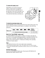 Preview for 17 page of Sony DSLR-A300 - alpha; Digital Single Lens Reflex Camera Body Instruction Manual