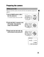 Preview for 25 page of Sony DSLR-A300 - alpha; Digital Single Lens Reflex Camera Body Instruction Manual