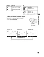 Preview for 39 page of Sony DSLR-A300 - alpha; Digital Single Lens Reflex Camera Body Instruction Manual