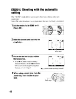 Preview for 48 page of Sony DSLR-A300 - alpha; Digital Single Lens Reflex Camera Body Instruction Manual