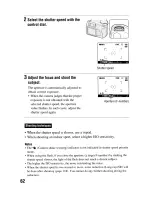 Preview for 62 page of Sony DSLR-A300 - alpha; Digital Single Lens Reflex Camera Body Instruction Manual