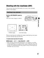 Preview for 67 page of Sony DSLR-A300 - alpha; Digital Single Lens Reflex Camera Body Instruction Manual