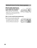 Preview for 68 page of Sony DSLR-A300 - alpha; Digital Single Lens Reflex Camera Body Instruction Manual