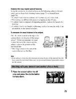 Preview for 73 page of Sony DSLR-A300 - alpha; Digital Single Lens Reflex Camera Body Instruction Manual