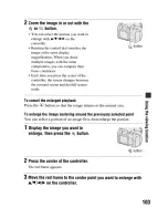 Preview for 103 page of Sony DSLR-A300 - alpha; Digital Single Lens Reflex Camera Body Instruction Manual