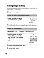 Preview for 110 page of Sony DSLR-A300 - alpha; Digital Single Lens Reflex Camera Body Instruction Manual