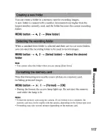 Preview for 117 page of Sony DSLR-A300 - alpha; Digital Single Lens Reflex Camera Body Instruction Manual