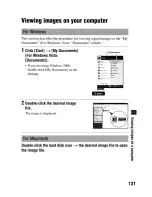 Preview for 131 page of Sony DSLR-A300 - alpha; Digital Single Lens Reflex Camera Body Instruction Manual