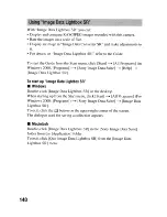 Preview for 140 page of Sony DSLR-A300 - alpha; Digital Single Lens Reflex Camera Body Instruction Manual