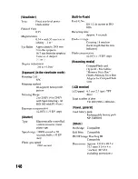 Preview for 148 page of Sony DSLR-A300 - alpha; Digital Single Lens Reflex Camera Body Instruction Manual