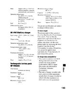 Preview for 149 page of Sony DSLR-A300 - alpha; Digital Single Lens Reflex Camera Body Instruction Manual