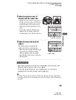 Предварительный просмотр 63 страницы Sony DSLR-A450 Instruction Manual