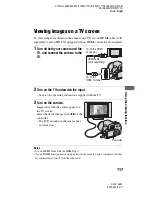 Предварительный просмотр 117 страницы Sony DSLR-A450 Instruction Manual