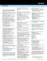 Preview for 2 page of Sony DSLR-A550L Specifications