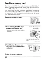 Предварительный просмотр 22 страницы Sony DSLR-A55O Instruction Manual