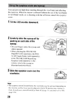 Предварительный просмотр 28 страницы Sony DSLR-A55O Instruction Manual