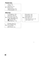 Предварительный просмотр 46 страницы Sony DSLR-A55O Instruction Manual
