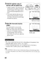 Предварительный просмотр 64 страницы Sony DSLR-A55O Instruction Manual