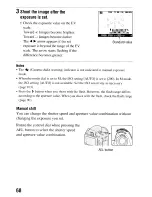 Предварительный просмотр 68 страницы Sony DSLR-A55O Instruction Manual