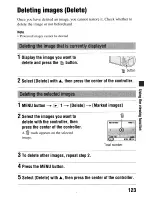 Предварительный просмотр 123 страницы Sony DSLR-A55O Instruction Manual