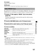 Предварительный просмотр 127 страницы Sony DSLR-A55O Instruction Manual