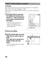 Предварительный просмотр 142 страницы Sony DSLR-A55O Instruction Manual