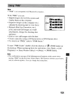 Предварительный просмотр 151 страницы Sony DSLR-A55O Instruction Manual