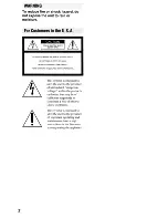 Preview for 2 page of Sony DSLR-A700 User'S Manual / Troubleshooting