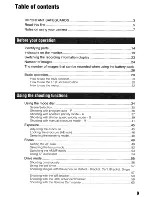 Preview for 9 page of Sony DSLR-A700 User'S Manual / Troubleshooting