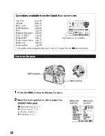 Предварительный просмотр 32 страницы Sony DSLR-A700 User'S Manual / Troubleshooting