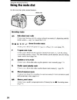 Предварительный просмотр 34 страницы Sony DSLR-A700 User'S Manual / Troubleshooting