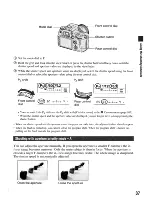 Предварительный просмотр 37 страницы Sony DSLR-A700 User'S Manual / Troubleshooting