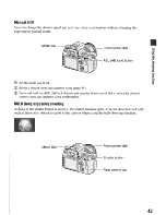 Предварительный просмотр 43 страницы Sony DSLR-A700 User'S Manual / Troubleshooting