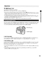 Предварительный просмотр 53 страницы Sony DSLR-A700 User'S Manual / Troubleshooting